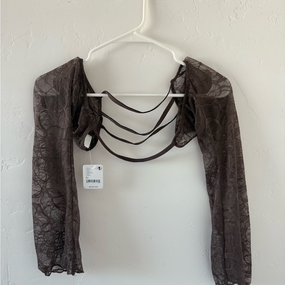 Alice Strappy Lace Bolero Free People - Picture 4 of 6